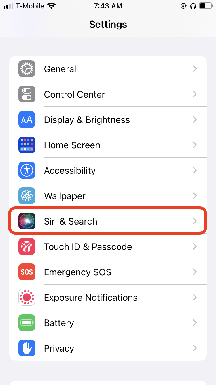 Change Siri voice on an iPhone