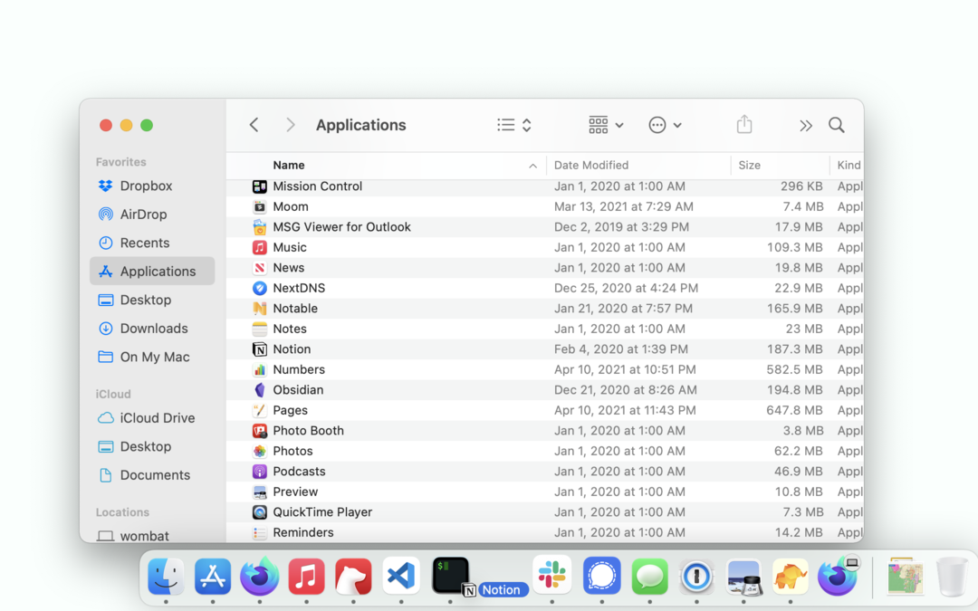 Add icon to Mac’s dock