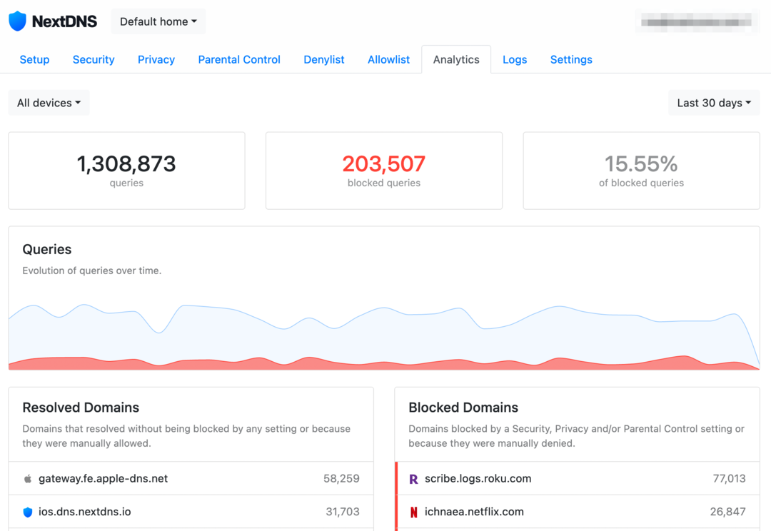 NextDNS ad blocker for iPhone