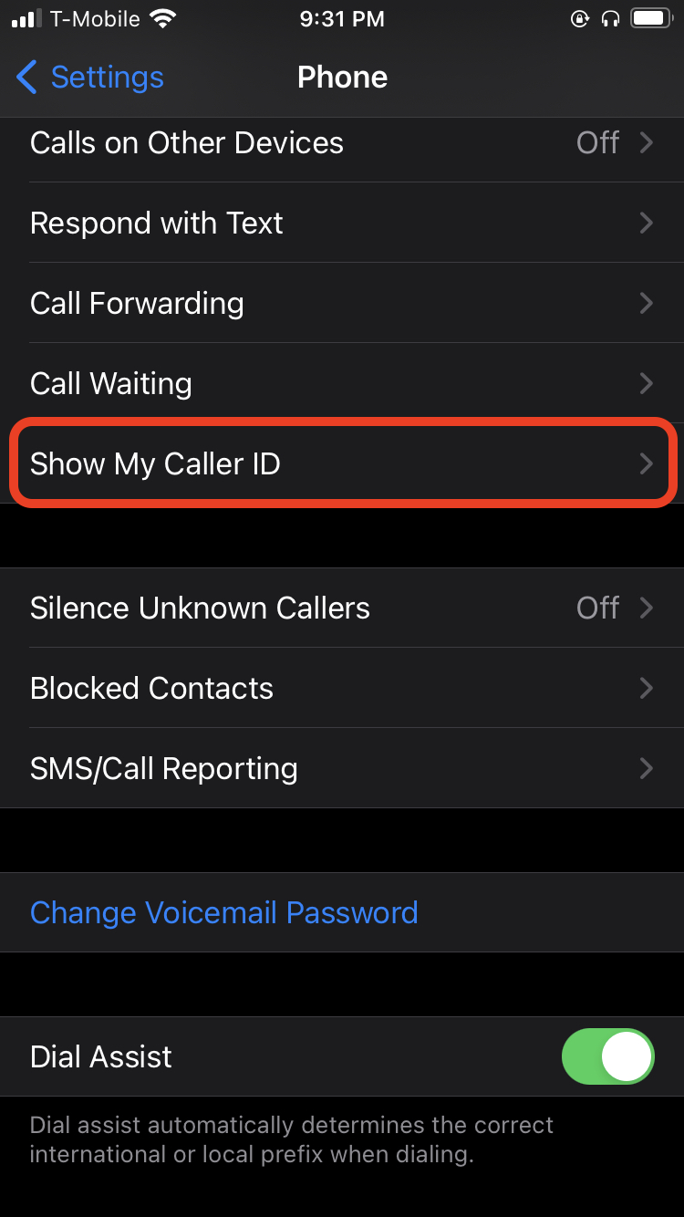Block and hide caller ID on iPhone