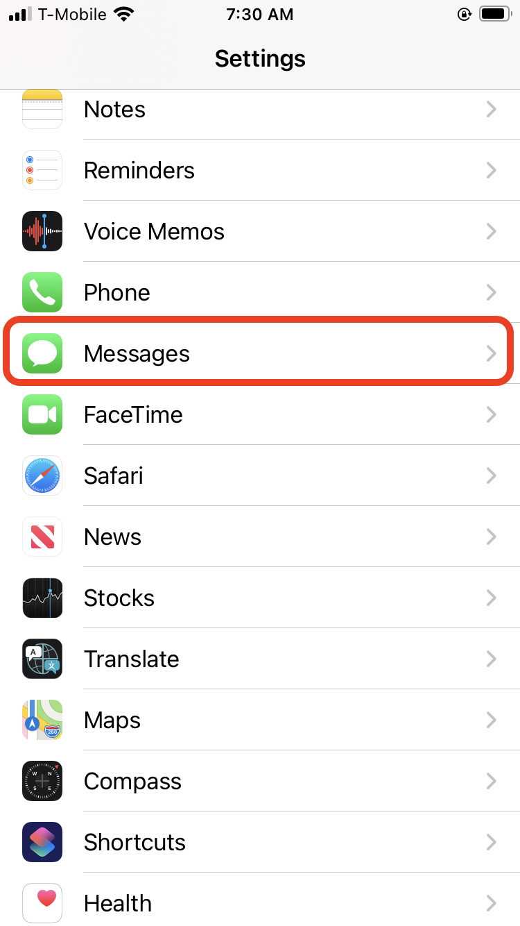 Forward text messages from iPhone to iPad