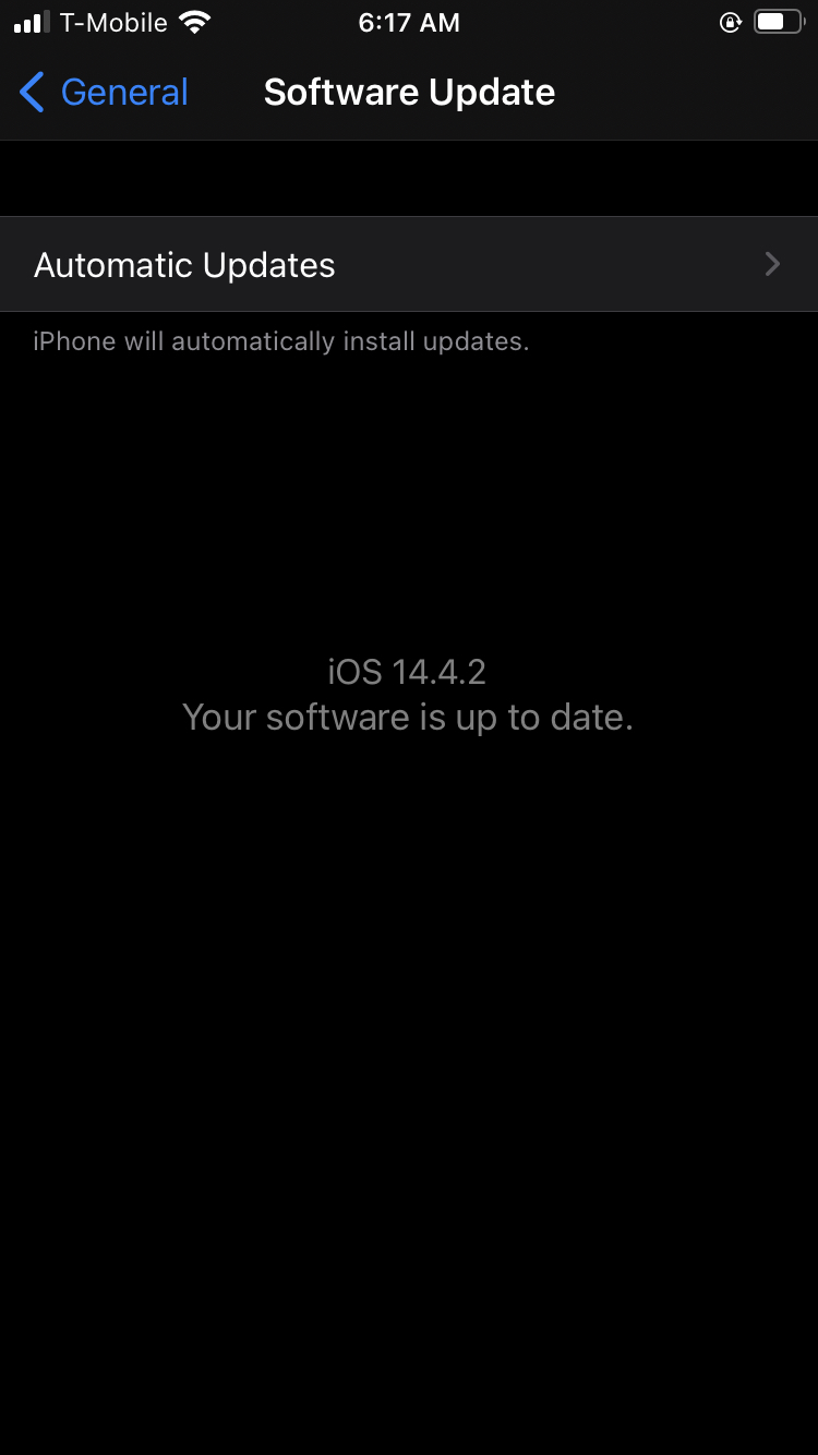 Disable automatic updates on your iPhone