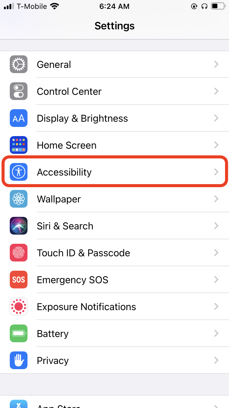 Changing the font size on your iPhone