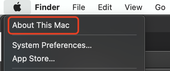 Check which version of macOS your Mac is using