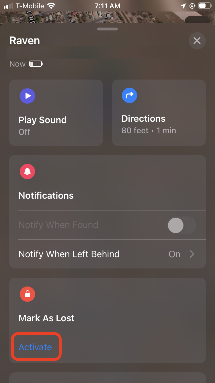 Remotely lock your iPad