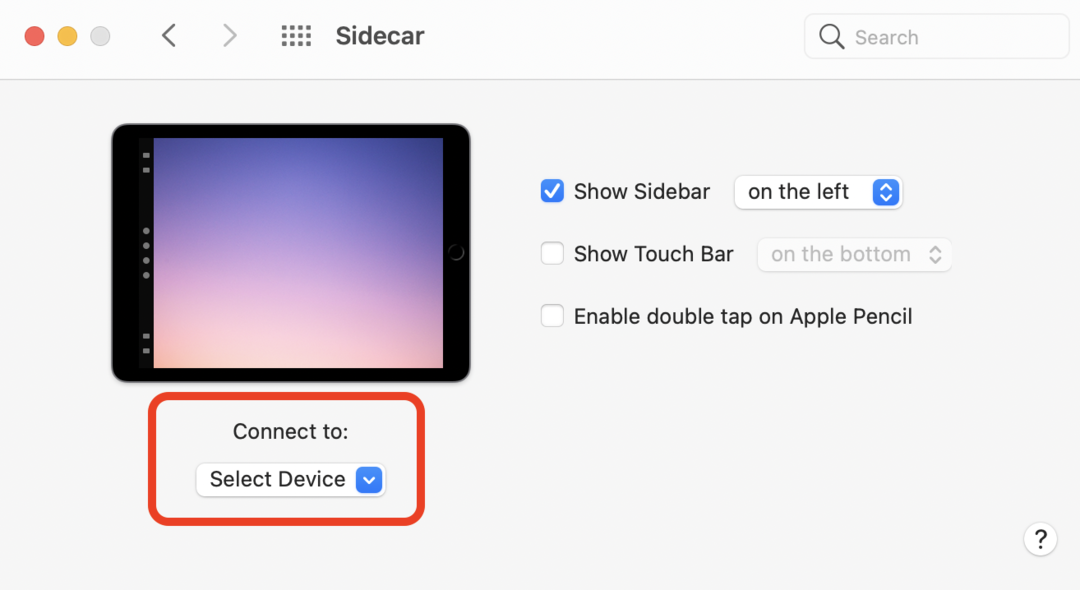 Using Sidecar for iPad as a second monitor