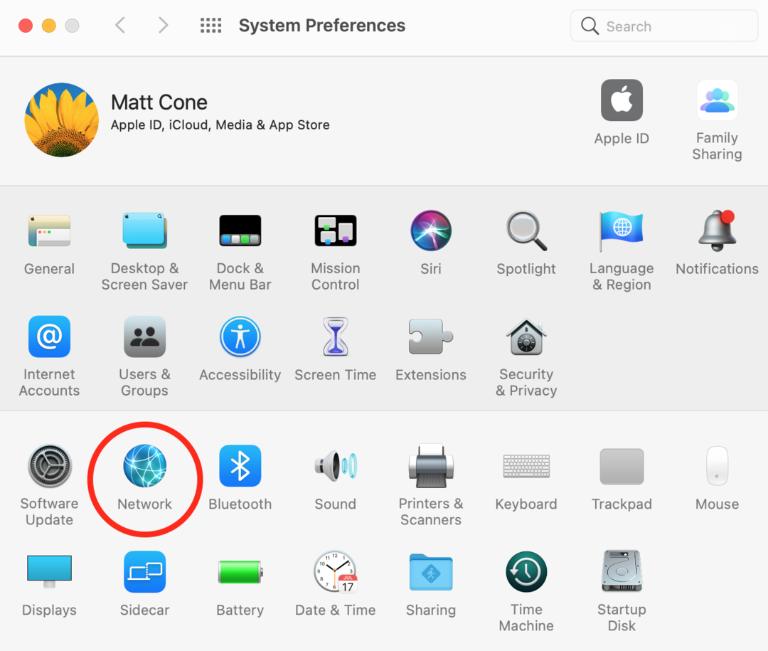 Mac system settings