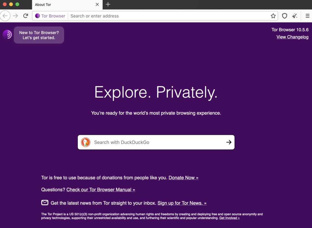 Using Tor on a Mac
