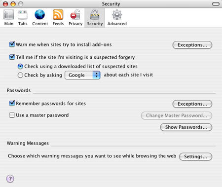 Saving and backing up passwords on Mac