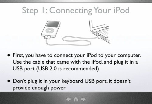 Interactive iTunes and iPod