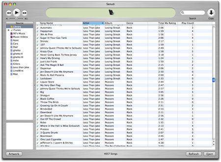 Transferring music from an iPod to a Mac