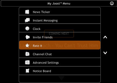 Joost application for Mac