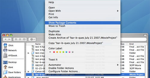 iMovie on Mac