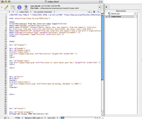 TextWrangler for Mac