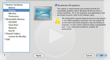VMware Fusion on Mac