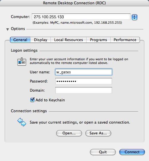 Connecting to Windows PCs on a Mac